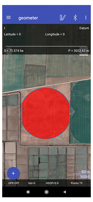 geometer SCOUT precision farming, gps area calculator, gps distance meter, gps area measure app, gps field area measure, land area measurement, vegetation maps, NDVI index, agro scouting, soil research, soil chemical analysis